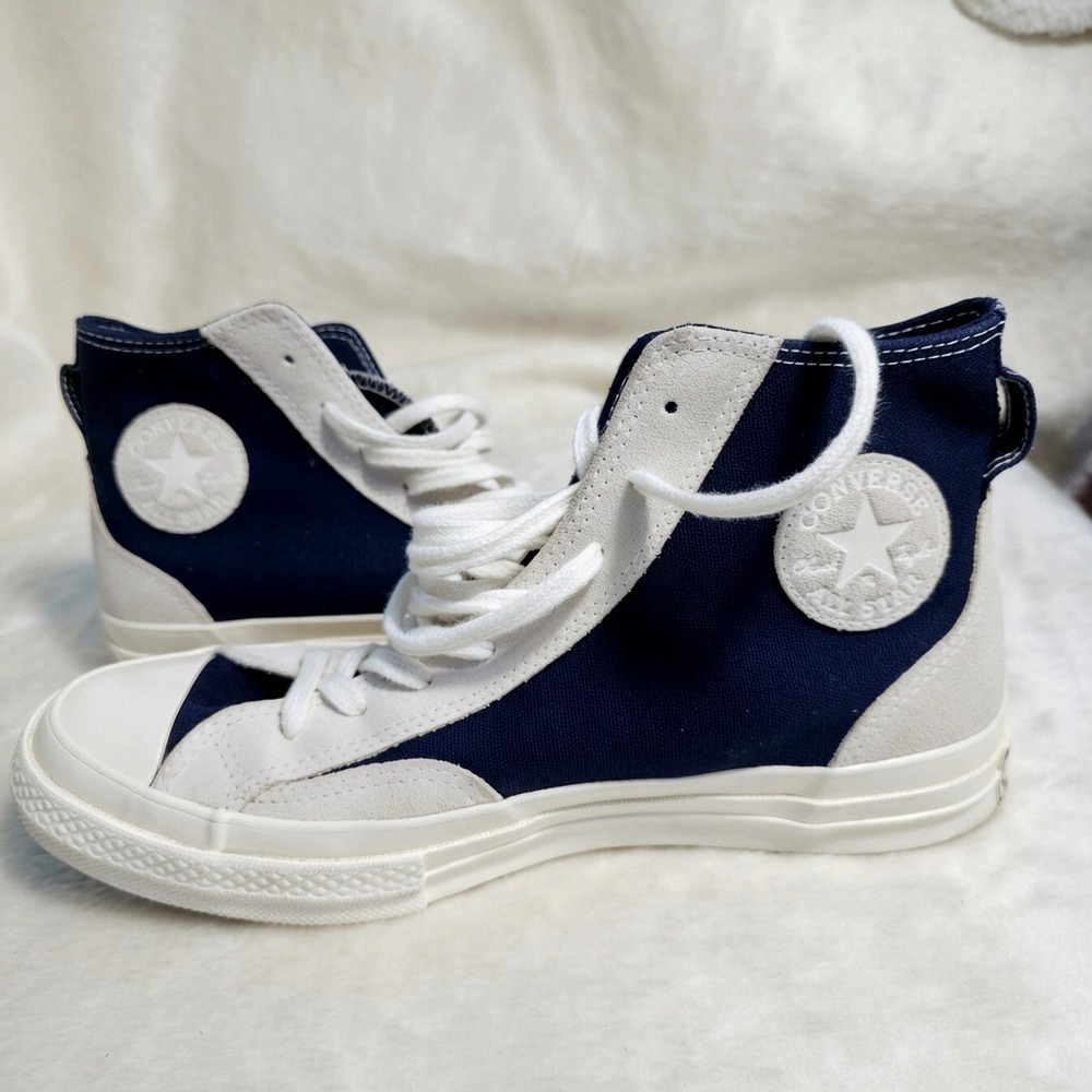 Converse Chuck 70 High Top Court Reimagined Sneakers Navy White Men 8.5 Wom 10.5